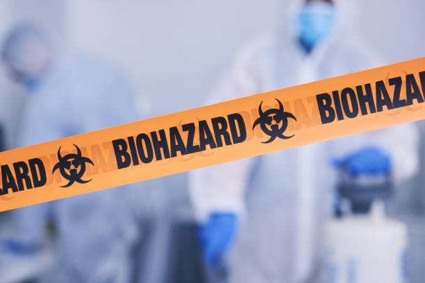 Professional Biohazard technician working in Northwood, IA